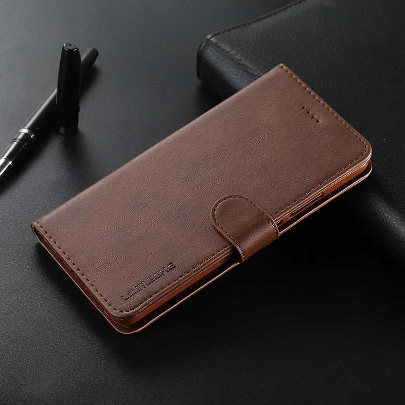 Samsung Galaxy A03 Leather Wallet Flip Case – Magnetic, Card Holder, Luxury Cover