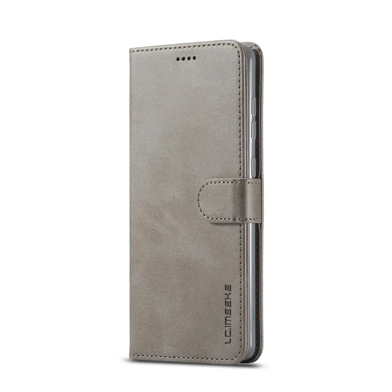 Samsung Galaxy A03 Leather Wallet Flip Case – Magnetic, Card Holder, Luxury Cover