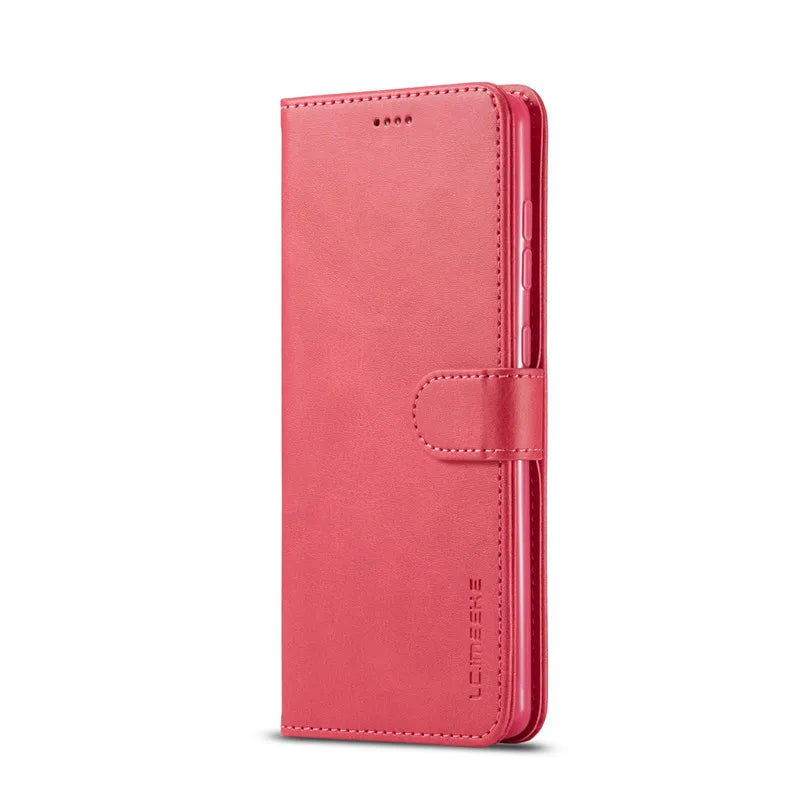 Samsung Galaxy A03 Leather Wallet Flip Case – Magnetic, Card Holder, Luxury Cover