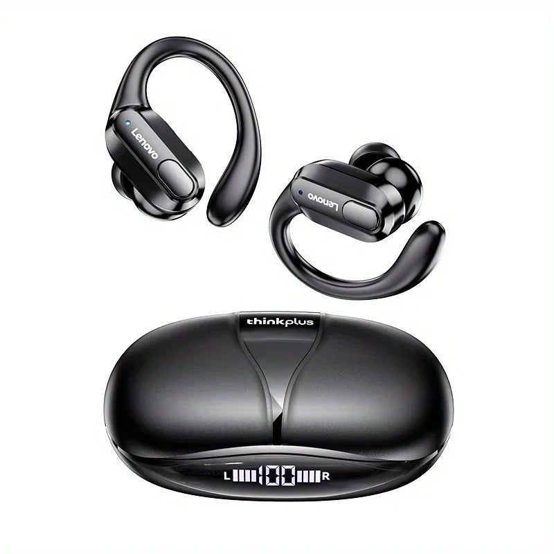 Lenovo XT80 Bluetooth 5.3 Sport Earphones – TWS Earhook, ANC, LED Display, Waterproof