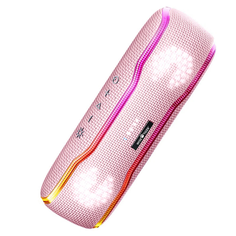 25W Portable Outdoor Bluetooth Speaker – IPX7 Waterproof, RGB Lights, 24H Playtime