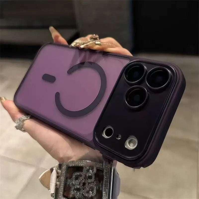 Matte Translucent MagSafe iPhone Case — Shockproof with Luxury Frosted Finish
