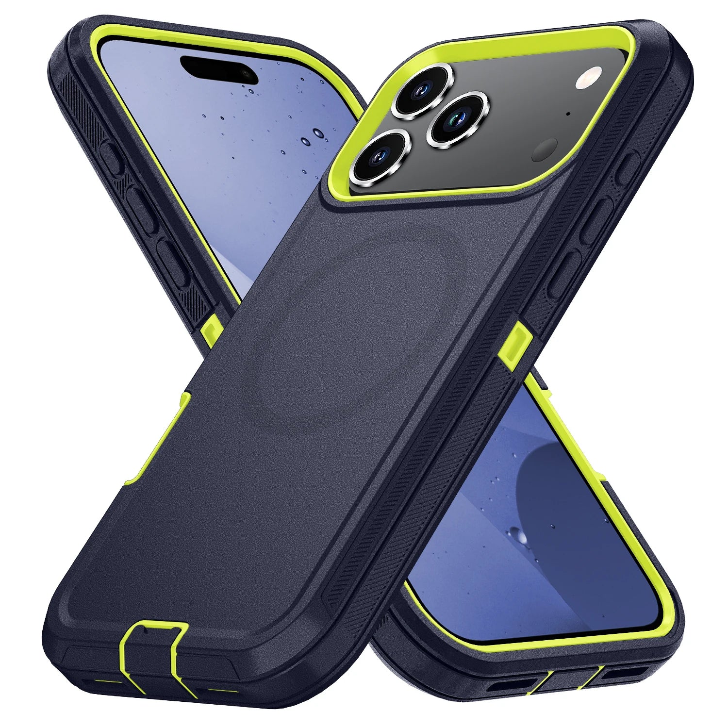 MagSafe Armor Shockproof Case — iPhone 11 to 17 Series (Air, Plus, Pro, Pro Max)