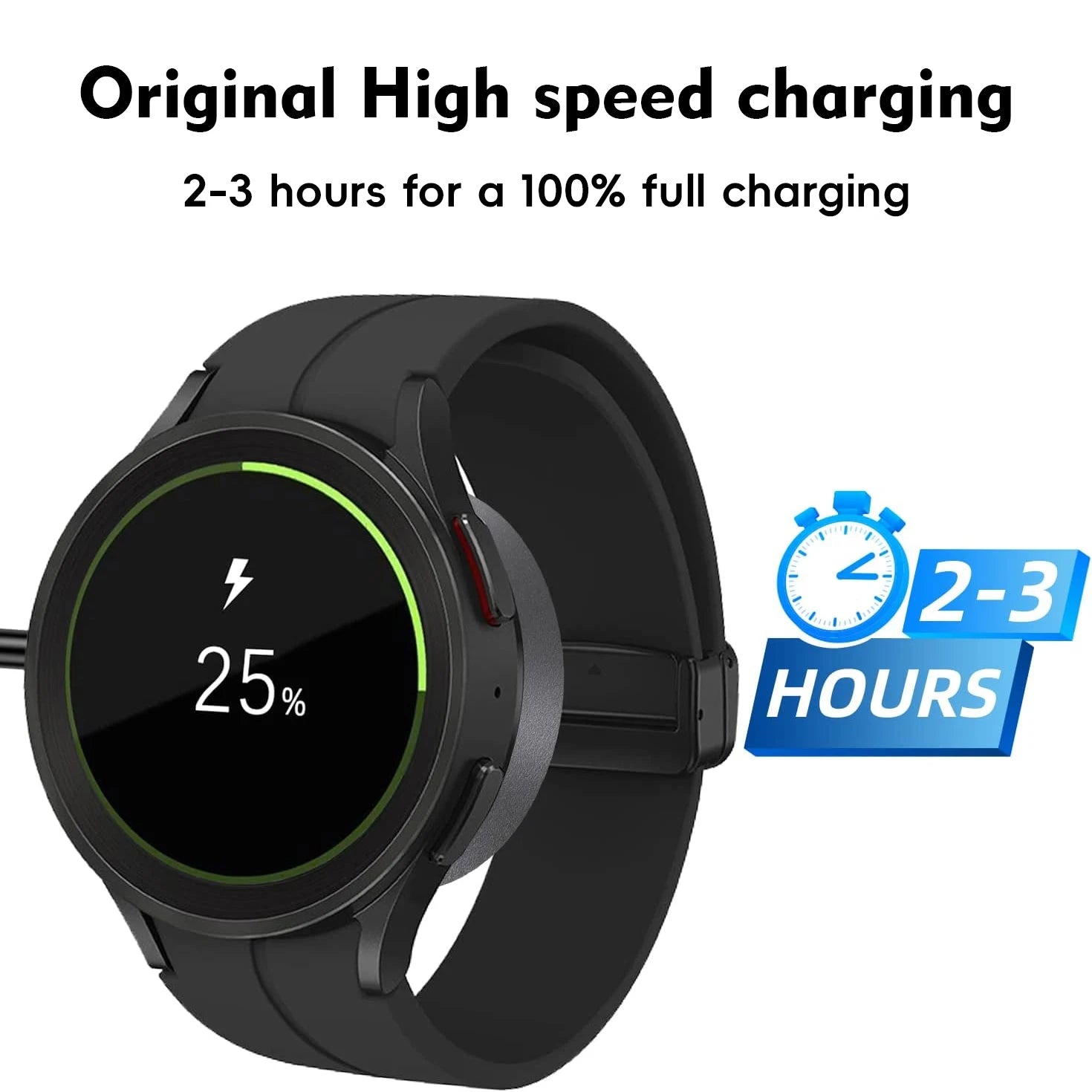 Samsung Galaxy Watch Magnetic Wireless Charger — USB-A & USB-C