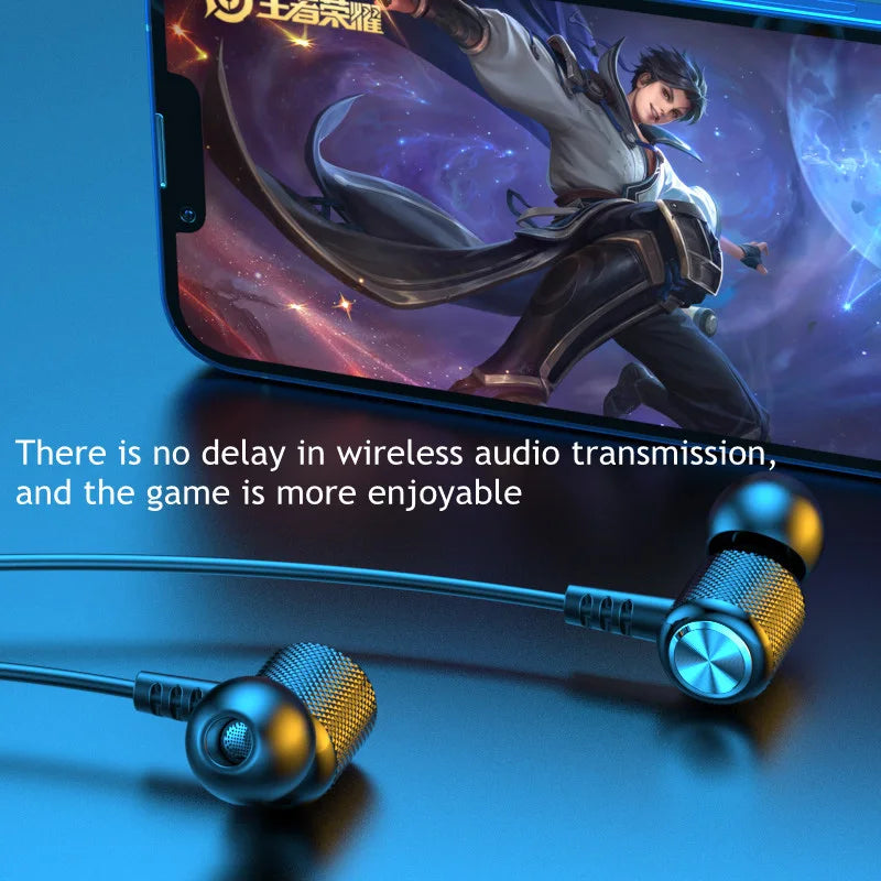 Magnetic Neckband Bluetooth Earphones – ANC, IPX5, 8H Playtime