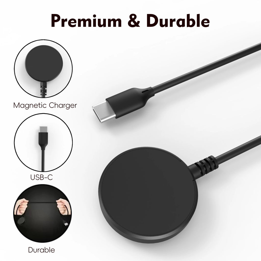 Samsung Galaxy Watch Magnetic Wireless Charger — USB-A & USB-C