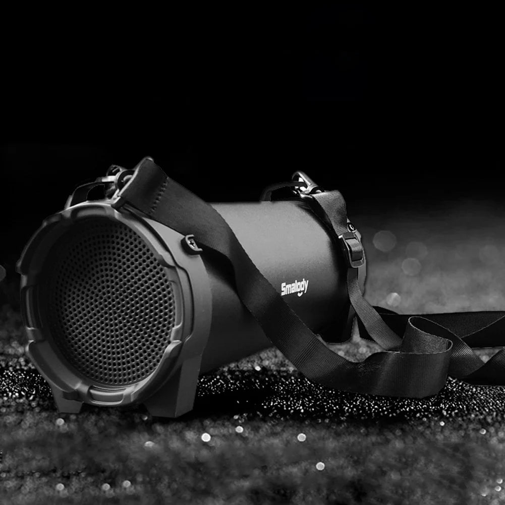 Portable Bluetooth Boombox Speaker — 8W, FM Radio, AUX & TF Card, 5-Hour Playtime