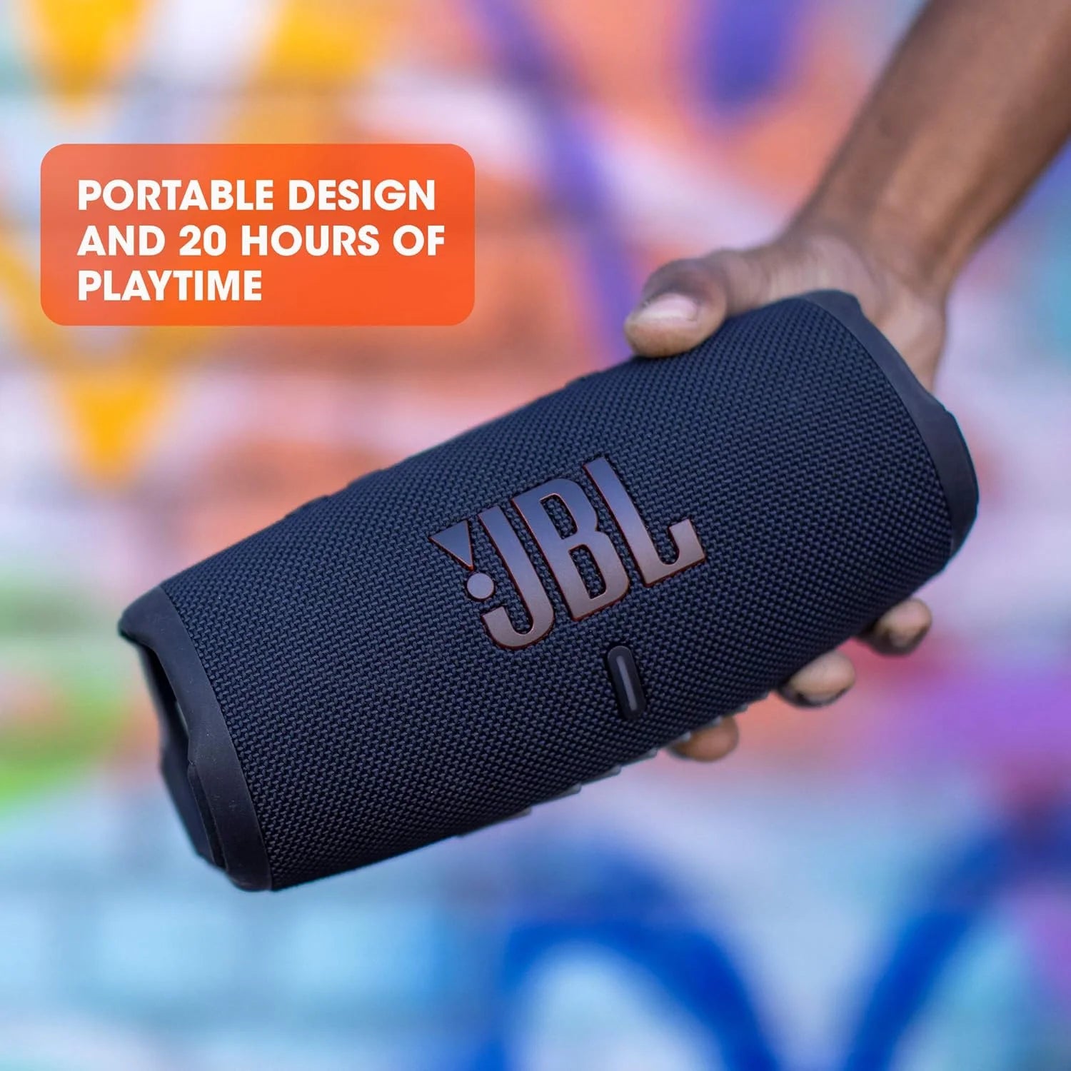 JBL Charge 5 Portable Bluetooth Speaker – IP67 Waterproof, 20H Playtime, Powerbank