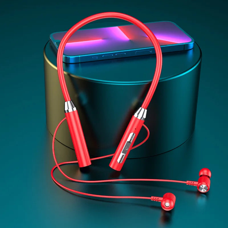 Magnetic Neckband Bluetooth Earphones – ANC, IPX5, 8H Playtime