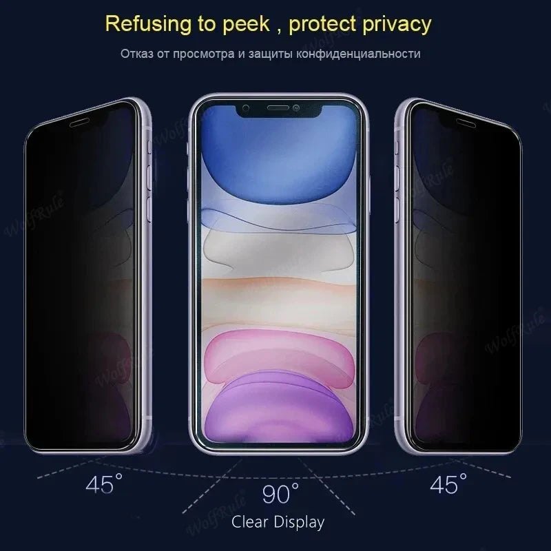 Samsung Galaxy A15 Screen Protector – 9H Tempered Glass, Anti-Spy Privacy, 1-4 Pack
