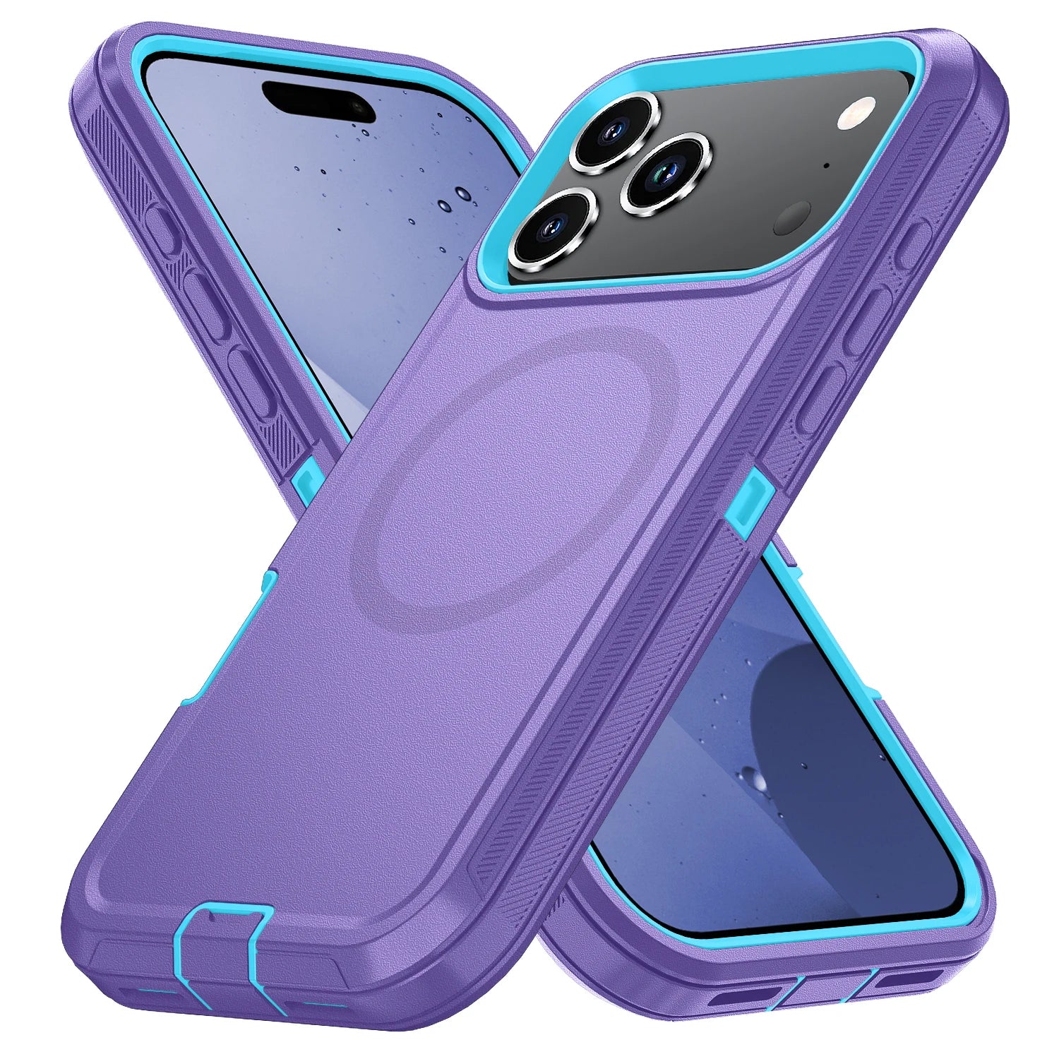 MagSafe Armor Shockproof Case — iPhone 11 to 17 Series (Air, Plus, Pro, Pro Max)