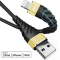 3A Fast Charging Lightning Cable for iPhone & iPad | Nylon Braided