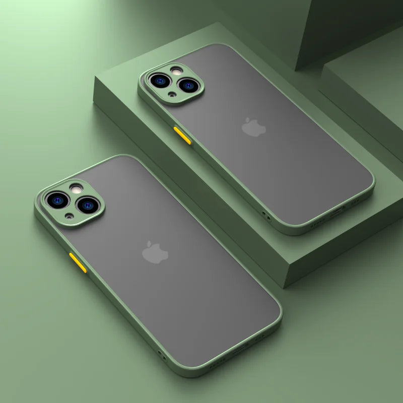 Armor Bumper Shockproof iPhone Case | Silicone & Hard Cover