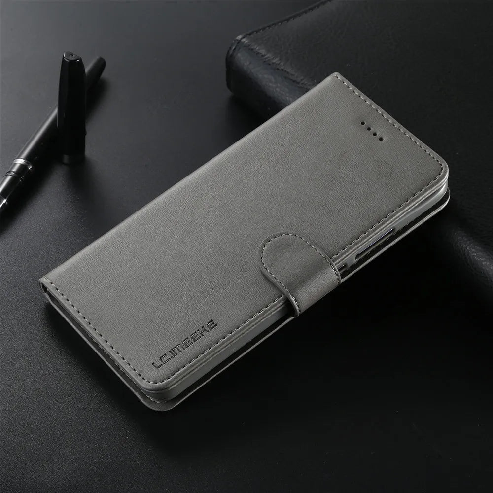 Samsung Galaxy A03 Leather Wallet Flip Case – Magnetic, Card Holder, Luxury Cover