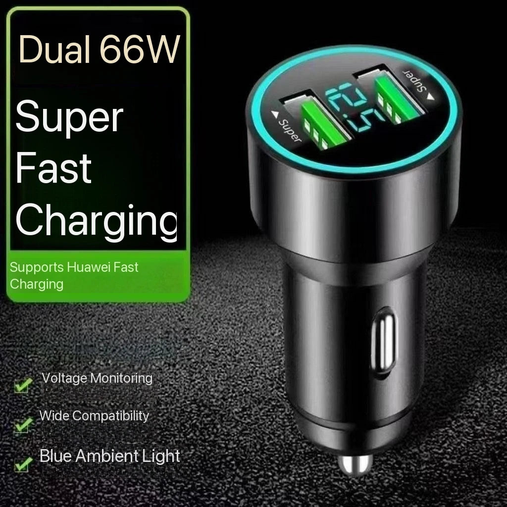 66W Smart Wireless Car Charger & Auto-Clamping Phone Holder