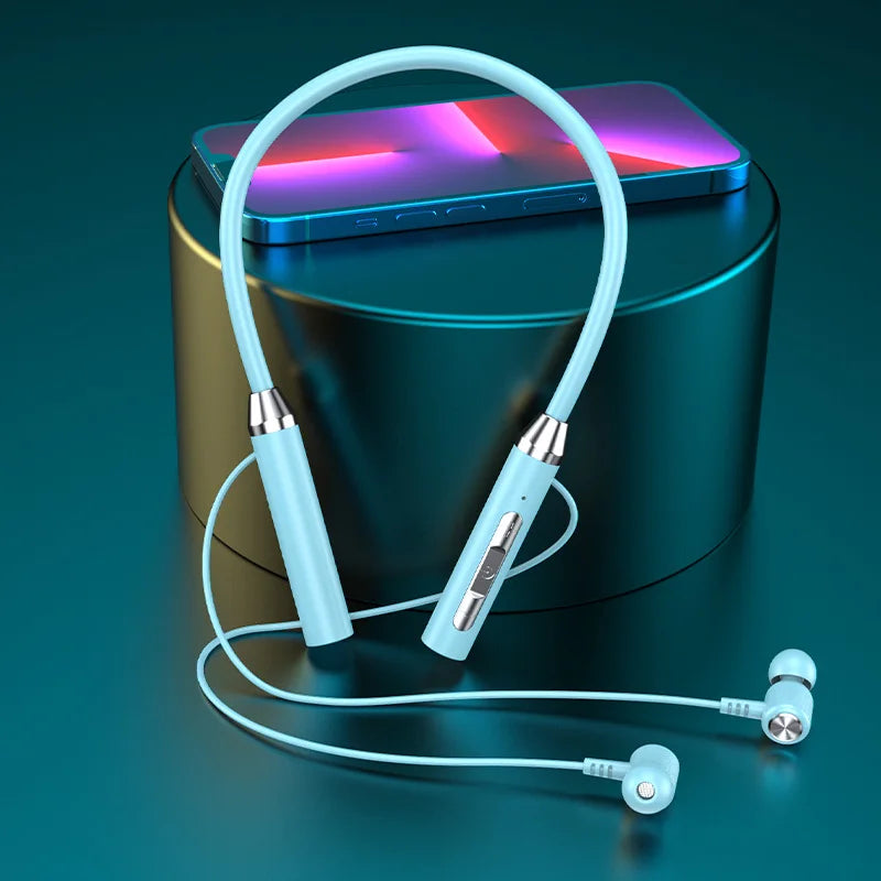 Magnetic Neckband Bluetooth Earphones – ANC, IPX5, 8H Playtime