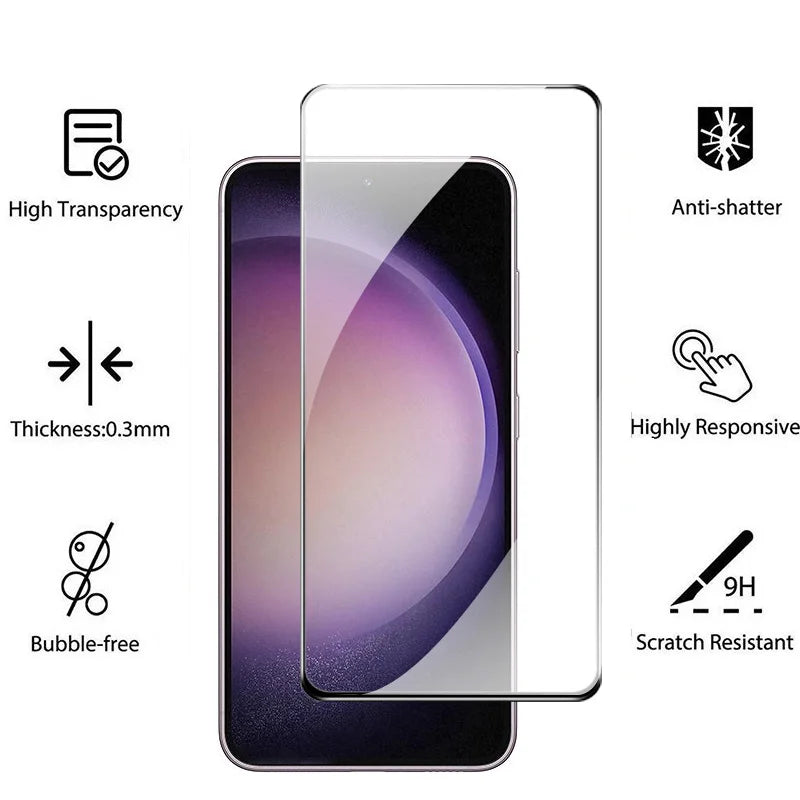Samsung Galaxy Screen Protector – 9H Tempered Glass, Anti-Scratch, S20 to S26 Series