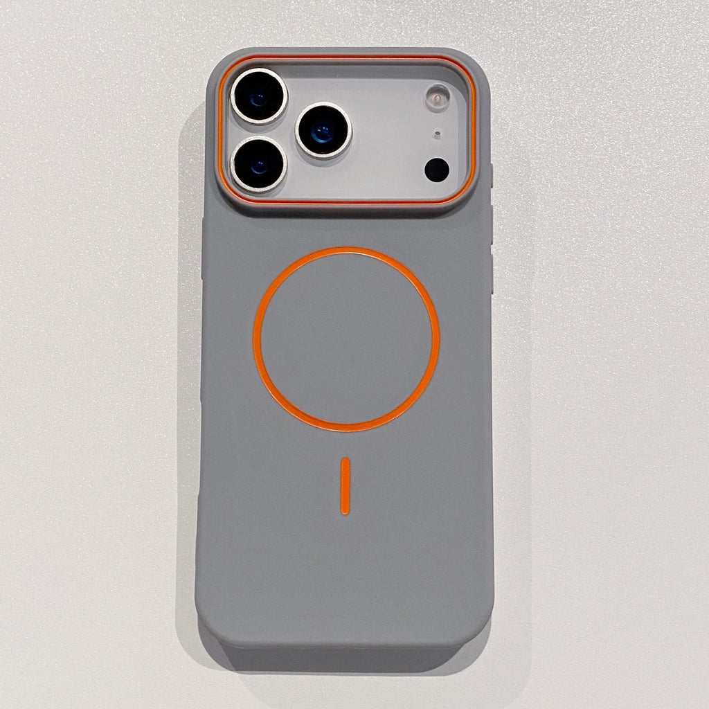 Slim Magnetic Matte iPhone Case — MagSafe Compatible Soft Cover