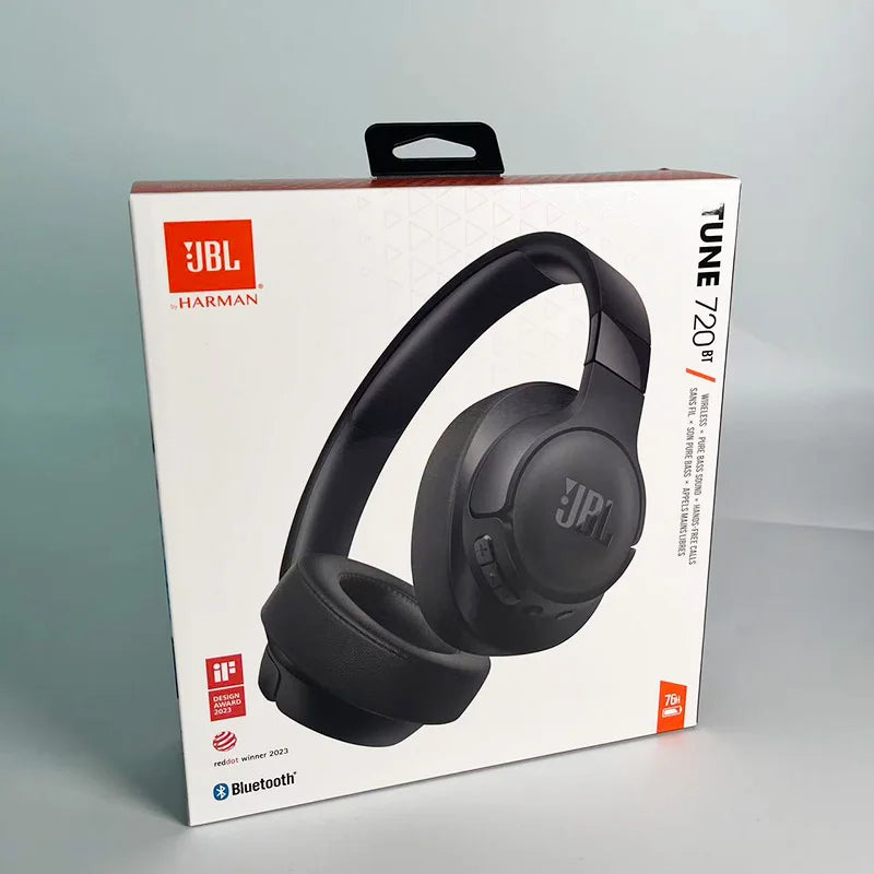 JBL Tune 720BT Wireless Over-Ear Headphones – 76H Battery, Bluetooth 5.3, Foldable