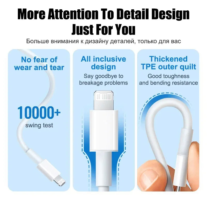 20W USB-C Fast Charger for iPhone 14 / 13 / 12 / 11 / X Series
