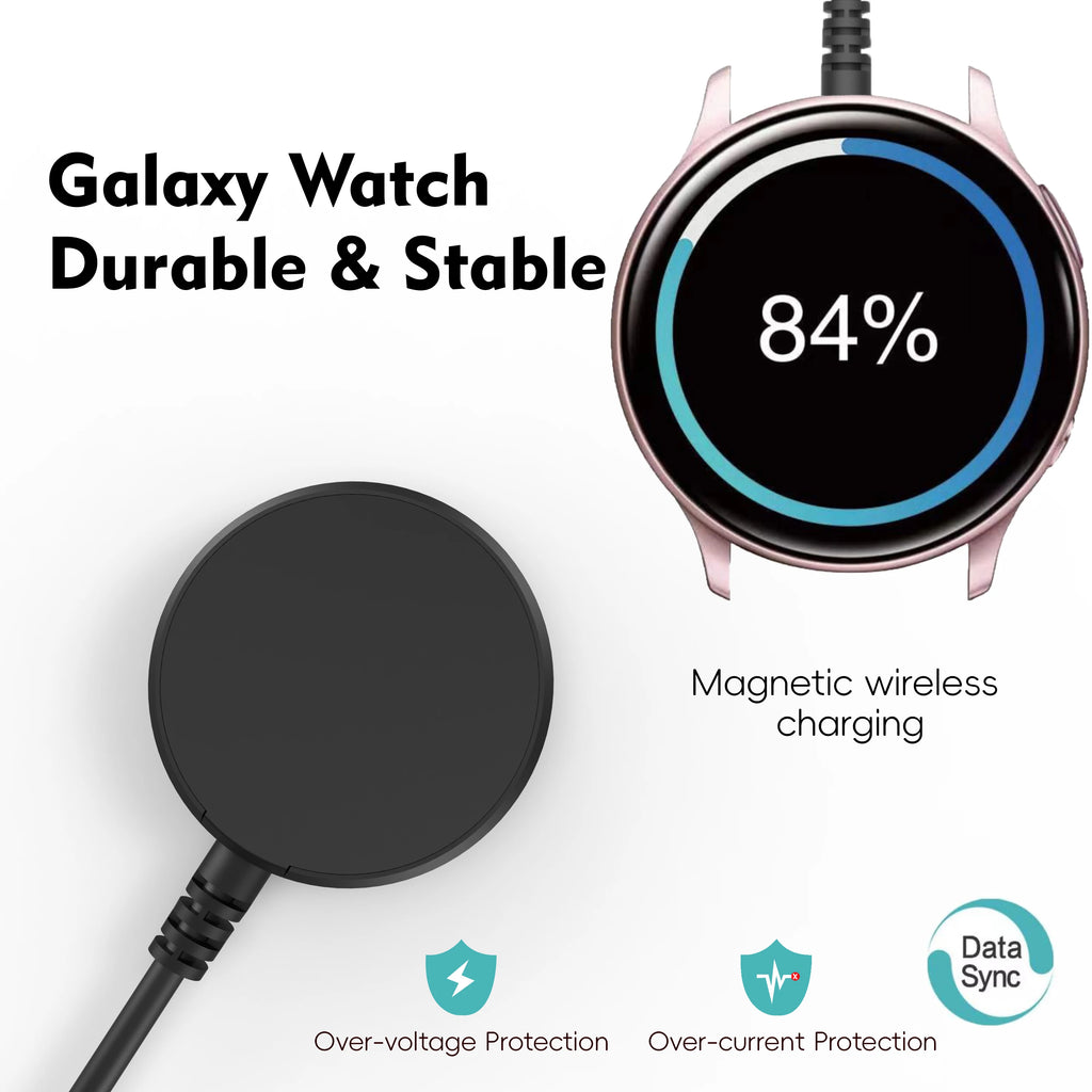 Samsung Galaxy Watch Magnetic Wireless Charger — USB-A & USB-C