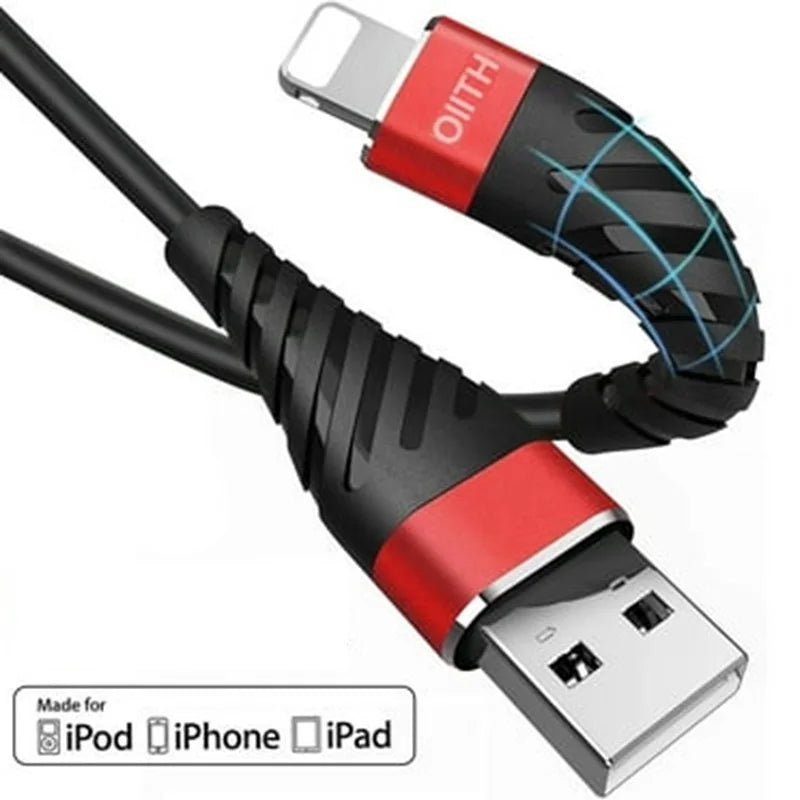 3A Fast Charging Lightning Cable for iPhone & iPad | Nylon Braided