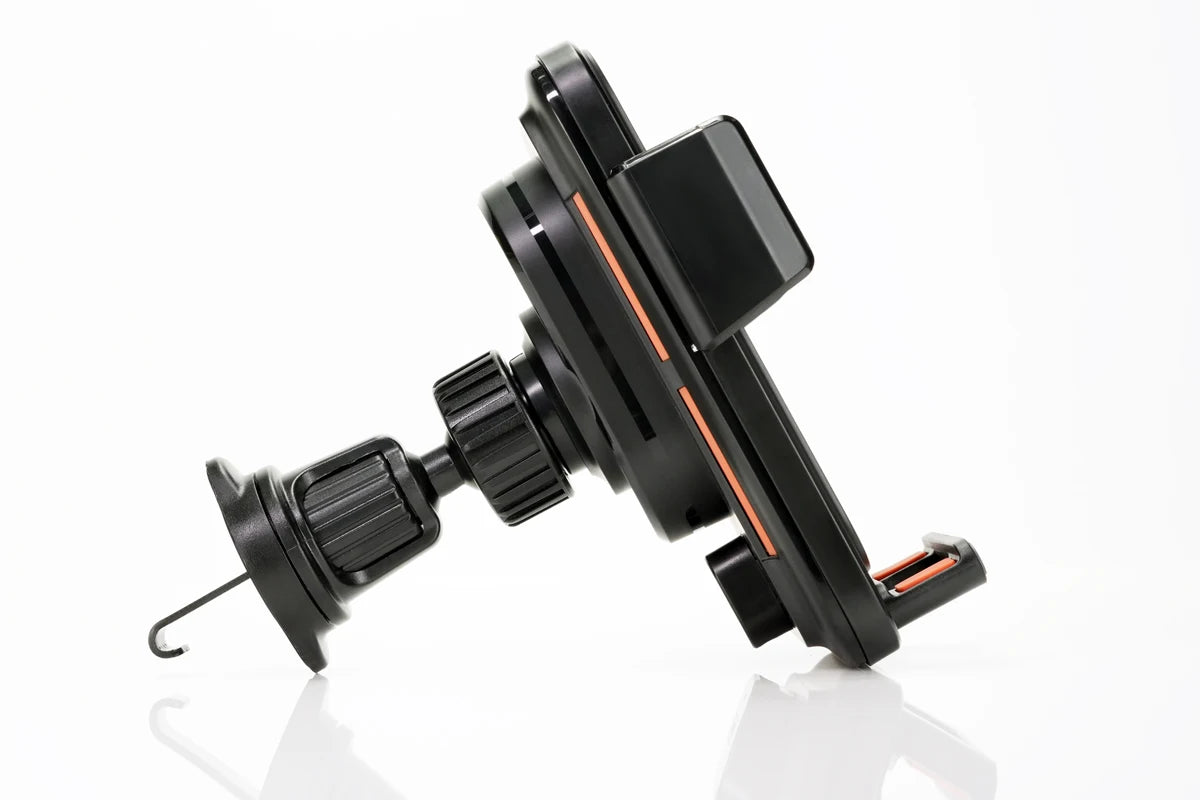 Smart Auto-Sensing Car Phone Mount — 15W Wireless Charging, One-Touch Release & 90° Rotation