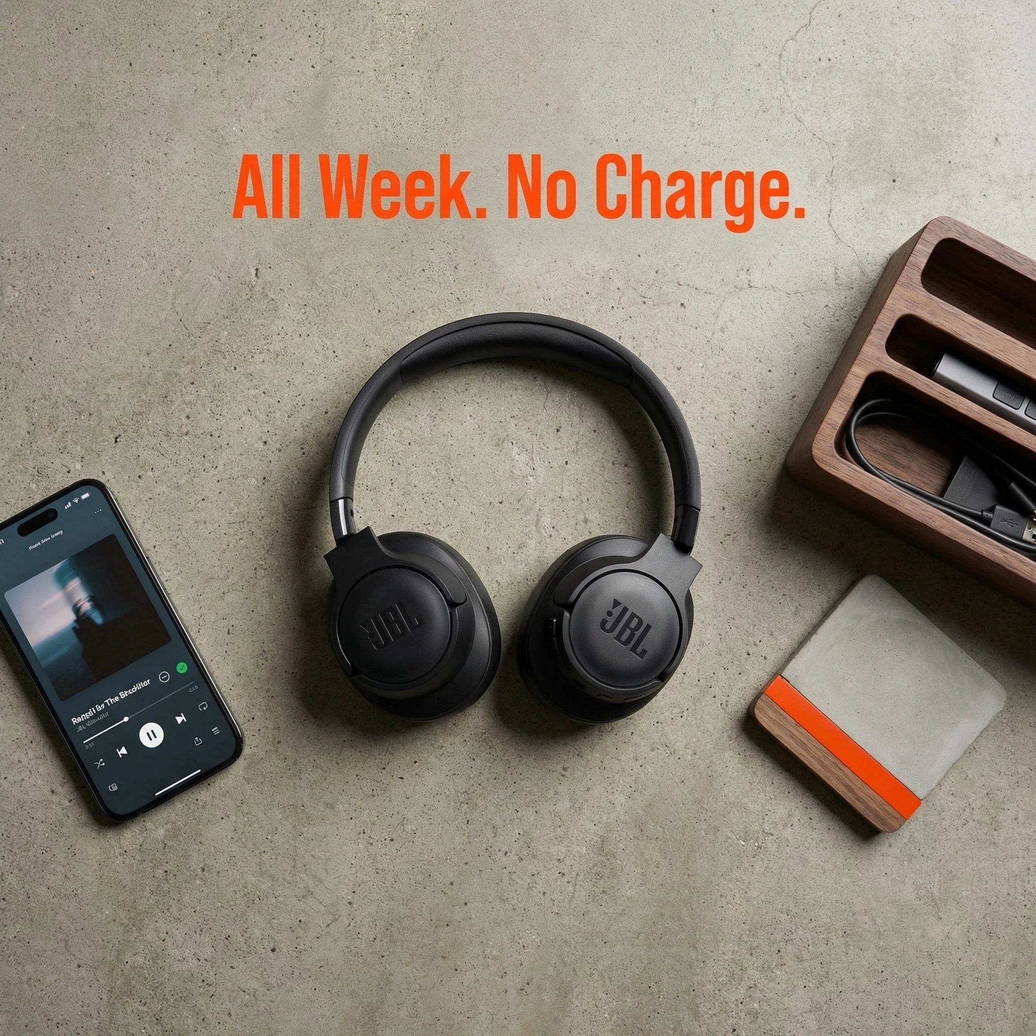 JBL Tune 720BT Wireless Over-Ear Headphones – 76H Battery, Bluetooth 5.3, Foldable