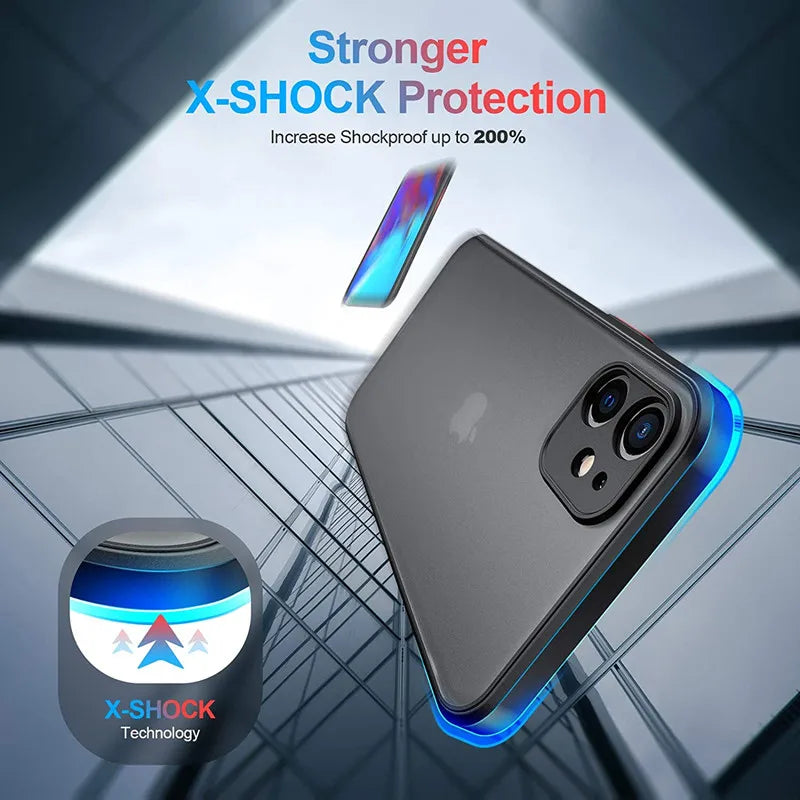 Armor Bumper Shockproof iPhone Case | Silicone & Hard Cover