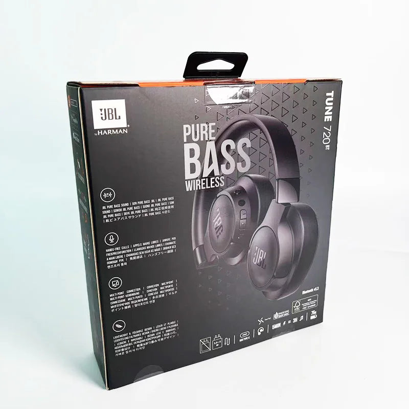 JBL Tune 720BT Wireless Over-Ear Headphones – 76H Battery, Bluetooth 5.3, Foldable