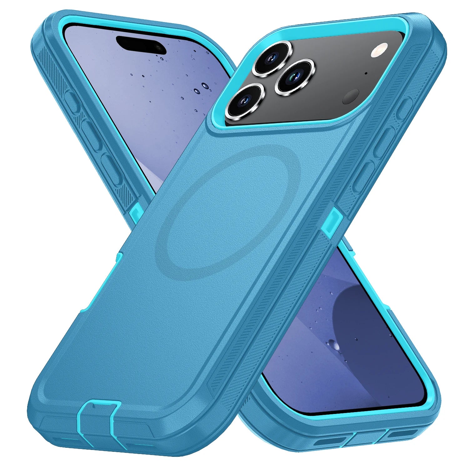 MagSafe Armor Shockproof Case — iPhone 11 to 17 Series (Air, Plus, Pro, Pro Max)