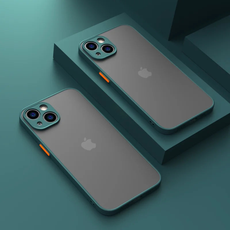 Armor Bumper Shockproof iPhone Case | Silicone & Hard Cover