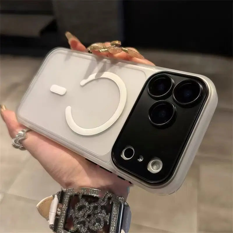 Matte Translucent MagSafe iPhone Case — Shockproof with Luxury Frosted Finish