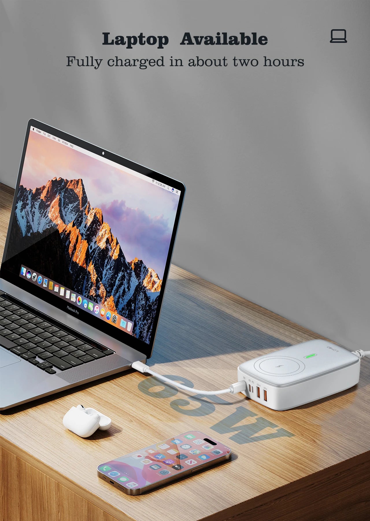 LDNIO 65W GaN 4-Port Fast Charger | USB-C & USB-A | US, UK & EU Plug
