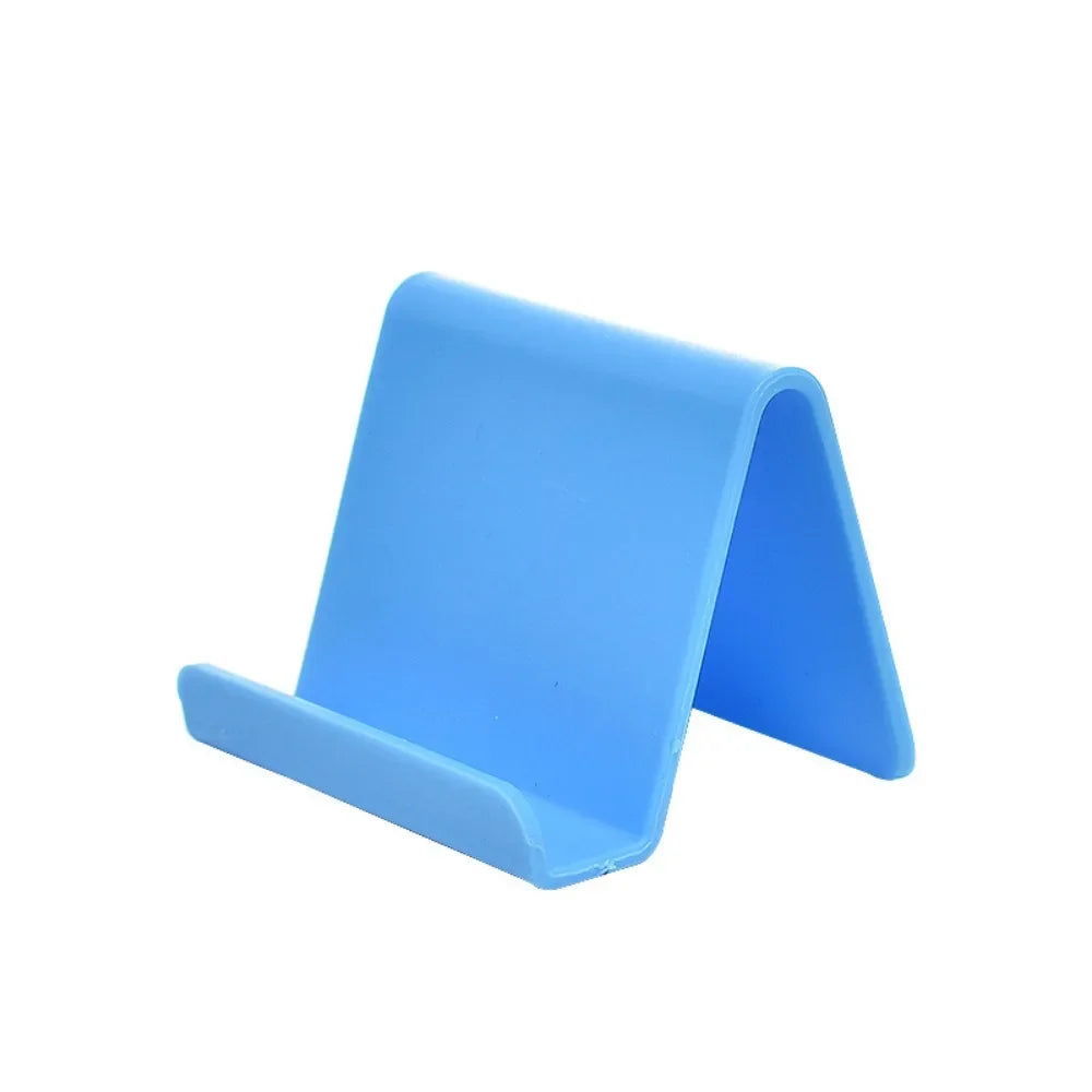 Mini Desktop Phone Stand — Portable Candy Color Desk Holder for Smartphones