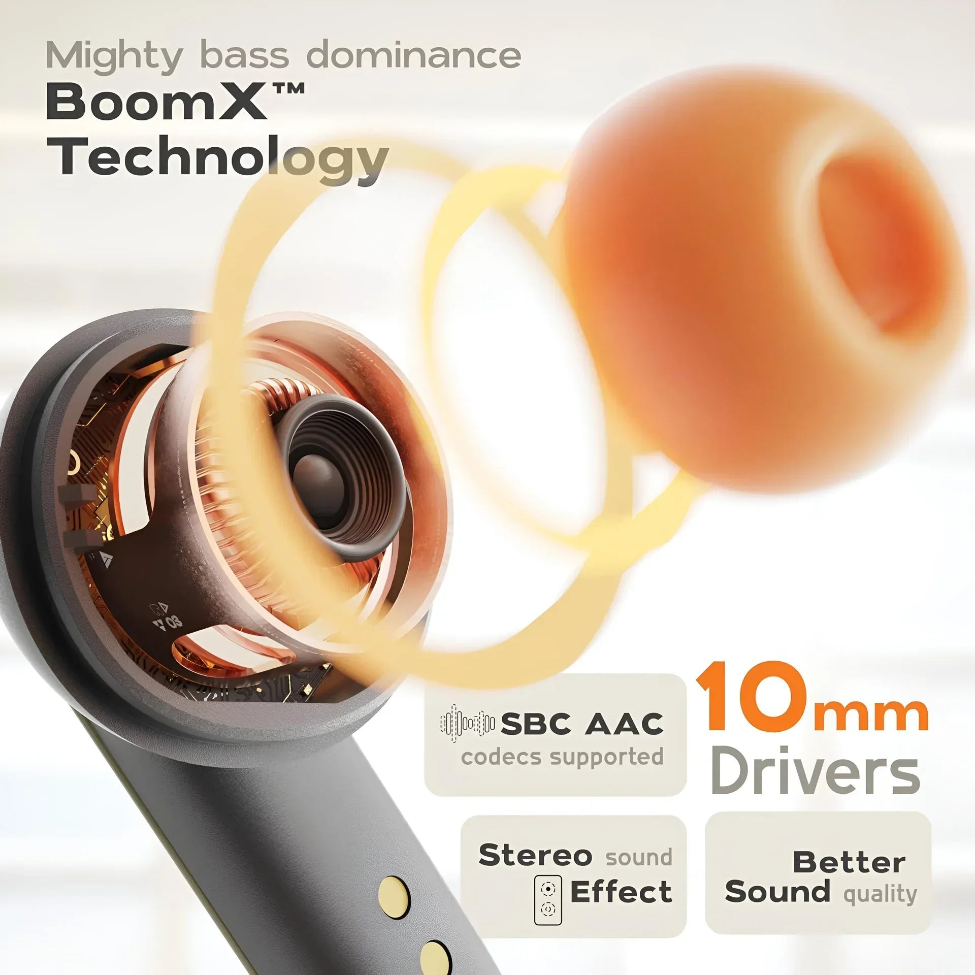 Bluetooth 5.4 TWS Earphones – Ultra-Low Latency, ENC Dual Mic, 40H Battery