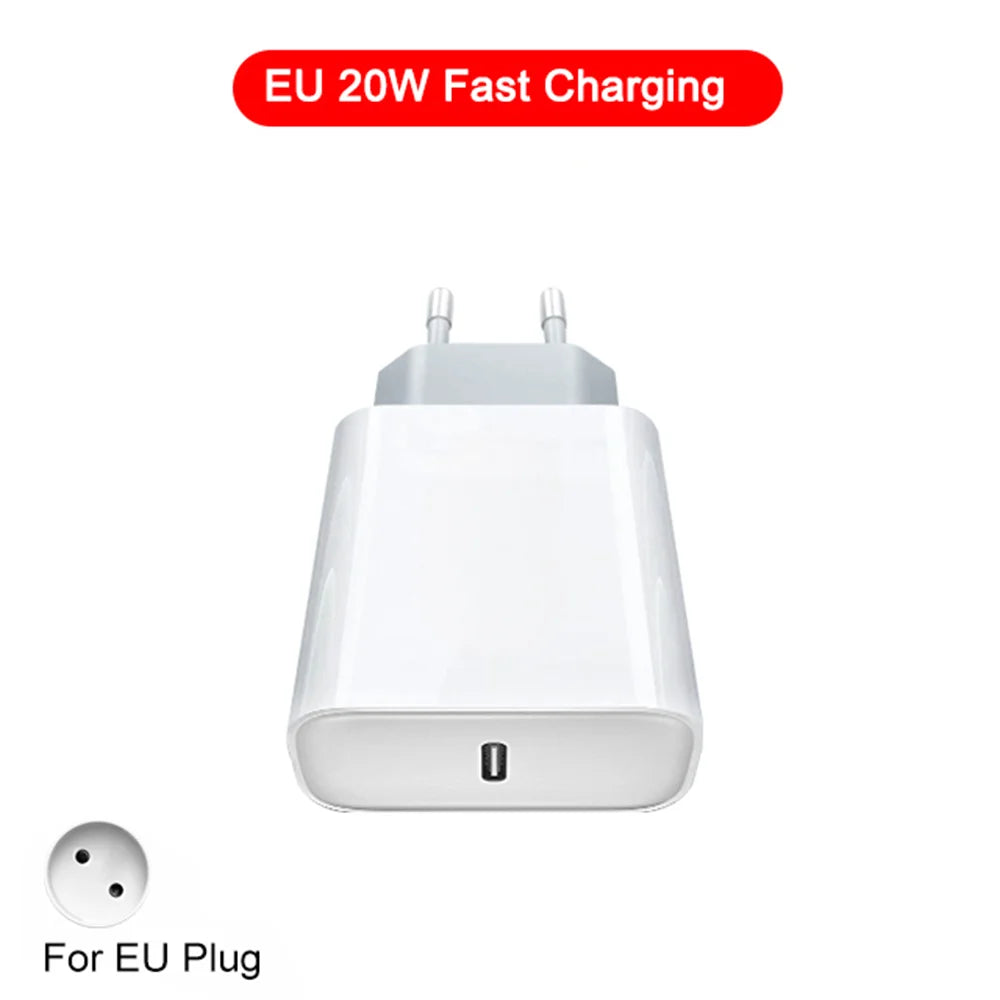 20W USB-C Fast Charger for iPhone 14 / 13 / 12 / 11 / X Series