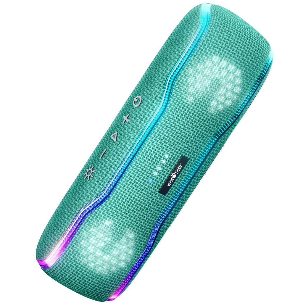 25W Portable Outdoor Bluetooth Speaker – IPX7 Waterproof, RGB Lights, 24H Playtime