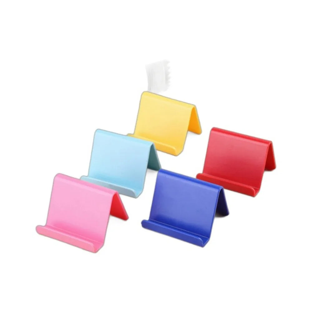 Mini Desktop Phone Stand — Portable Candy Color Desk Holder for Smartphones