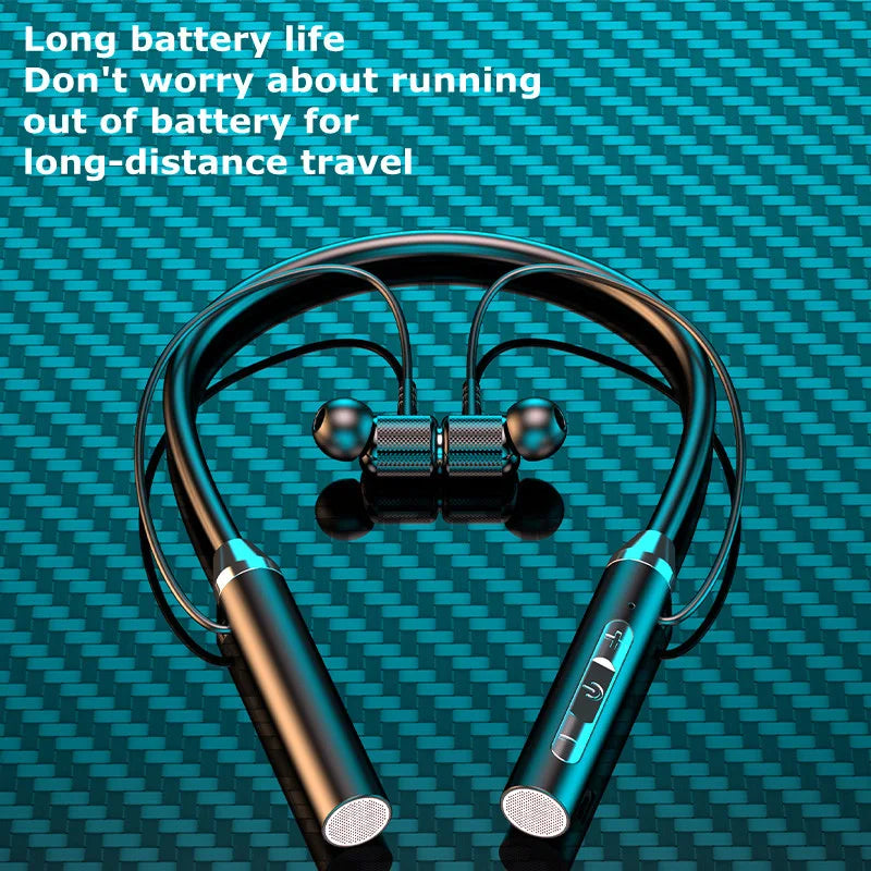 Magnetic Neckband Bluetooth Earphones – ANC, IPX5, 8H Playtime