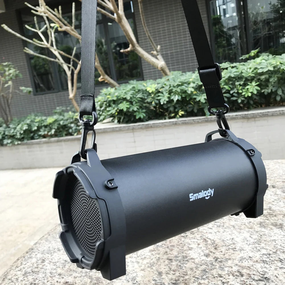 Portable Bluetooth Boombox Speaker — 8W, FM Radio, AUX & TF Card, 5-Hour Playtime