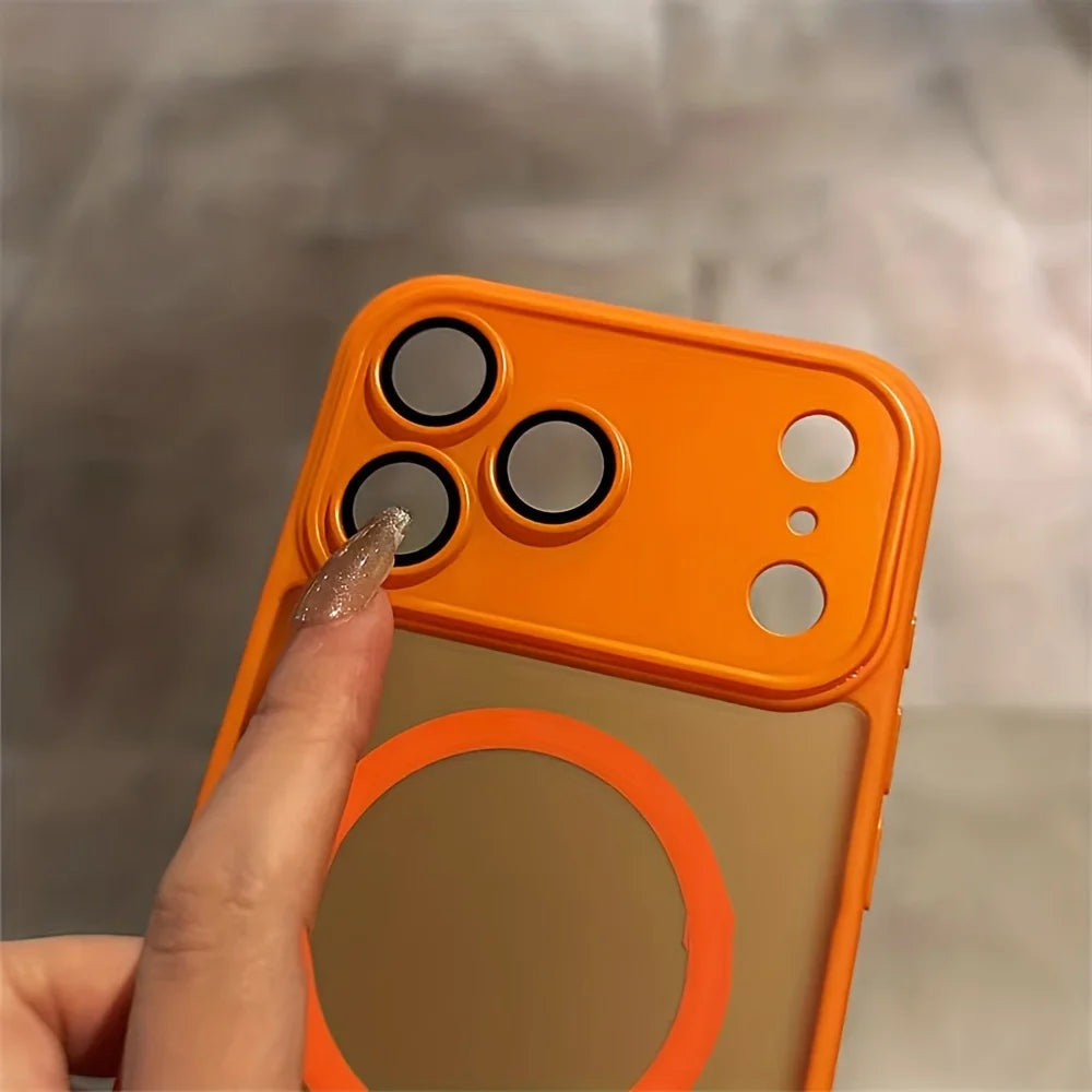 Matte Translucent MagSafe iPhone Case — Shockproof with Luxury Frosted Finish