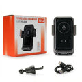 Smart Auto-Sensing Car Phone Mount — 15W Wireless Charging, One-Touch Release & 90° Rotation