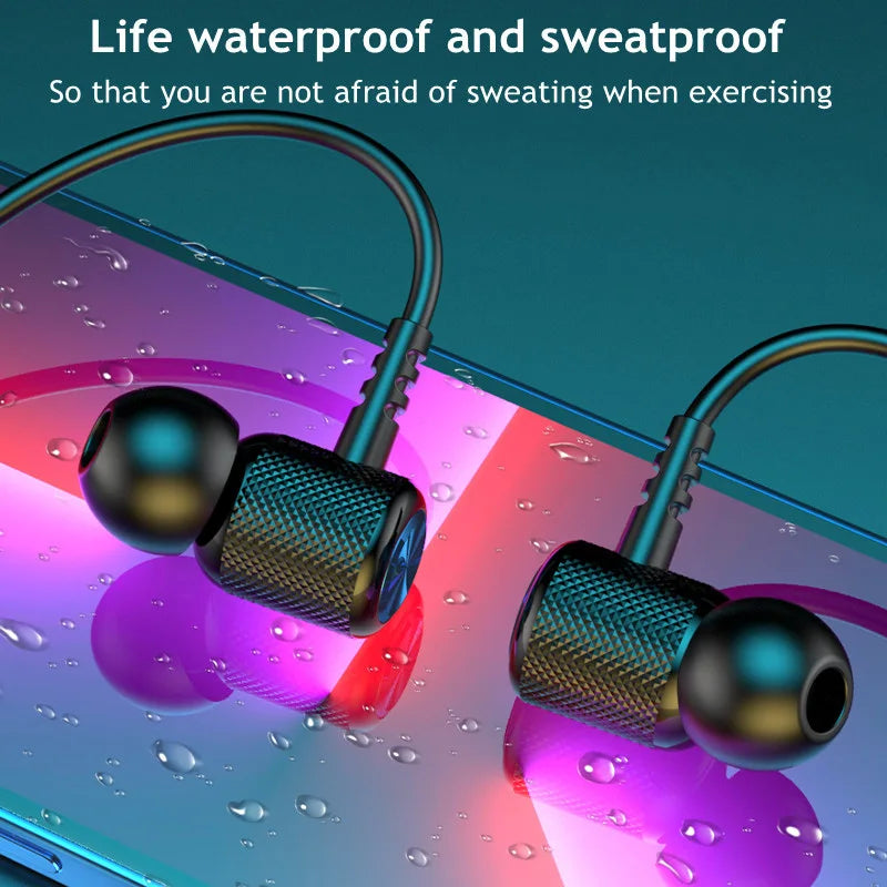 Magnetic Neckband Bluetooth Earphones – ANC, IPX5, 8H Playtime