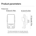 15W Wireless Car Charger Mount — Auto-Clamp, 360° Rotation & Air Vent Grip