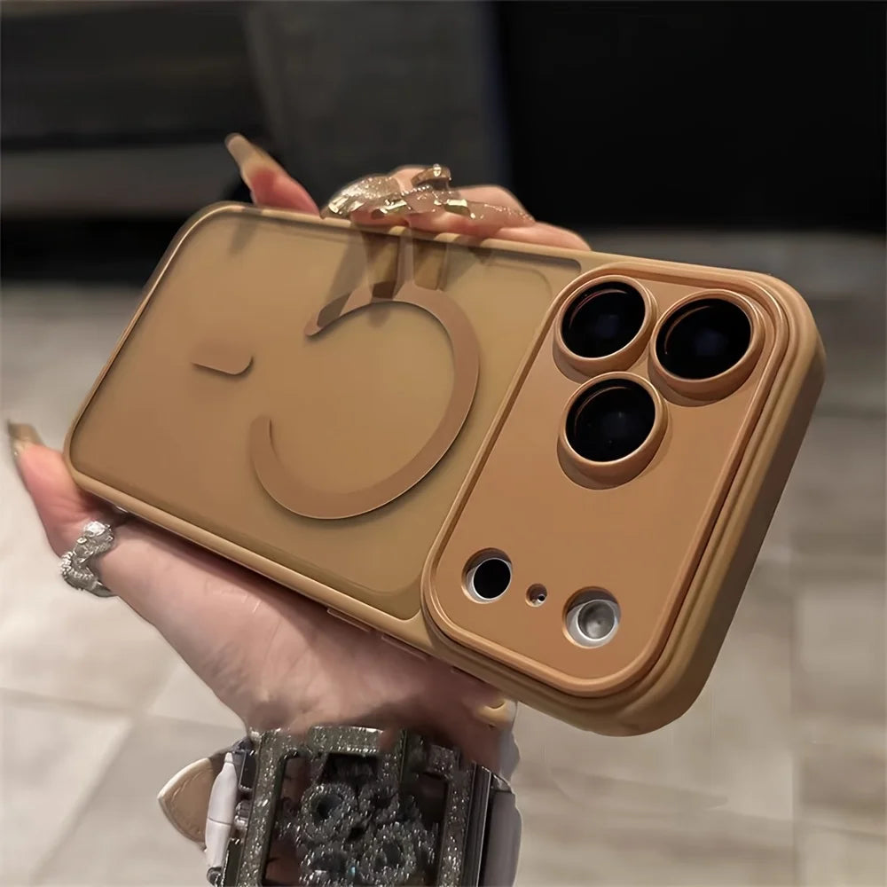 Matte Translucent MagSafe iPhone Case — Shockproof with Luxury Frosted Finish
