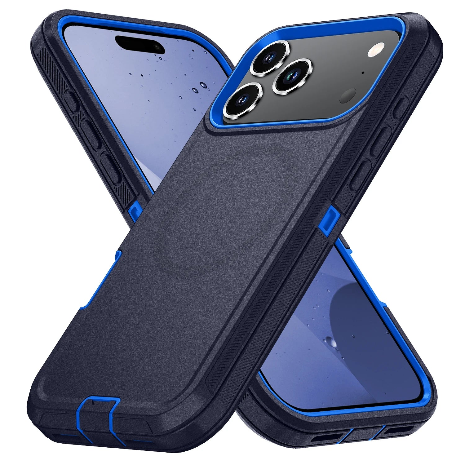 MagSafe Armor Shockproof Case — iPhone 11 to 17 Series (Air, Plus, Pro, Pro Max)