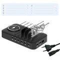 9-in-1 Multifunctional Charging Station — Wireless + USB-C + USB-A for Phones, Watches & Earbuds