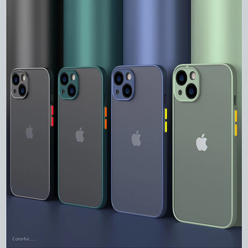 Armor Bumper Shockproof iPhone Case | Silicone & Hard Cover