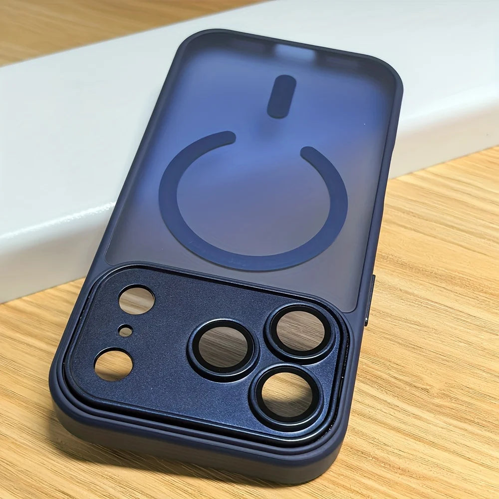 Matte Translucent MagSafe iPhone Case — Shockproof with Luxury Frosted Finish